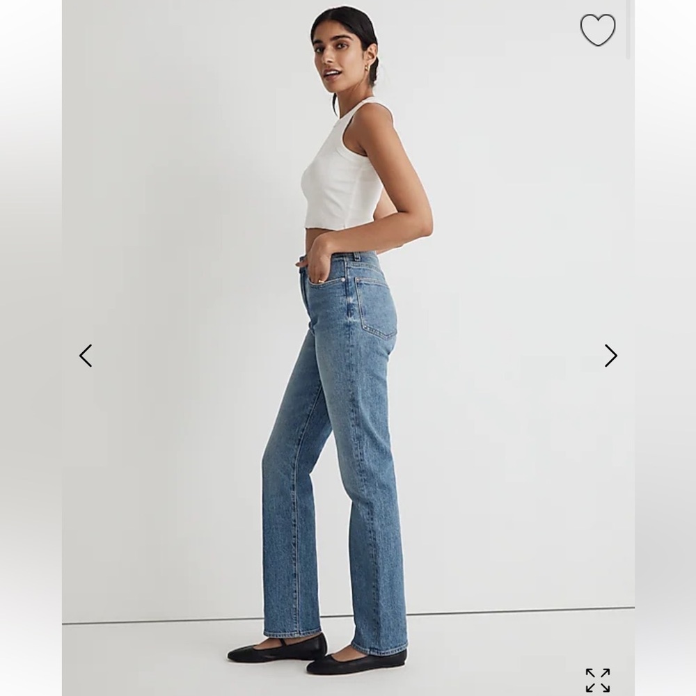 Madewell 90s Vintage Jeans Enmore Wash Straight Leg High Rise